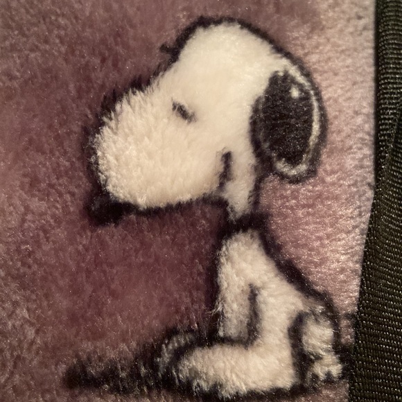 Comic Style Peanuts Snoopy Woodstock Blanket Throw NWT - Picture 4 of 4